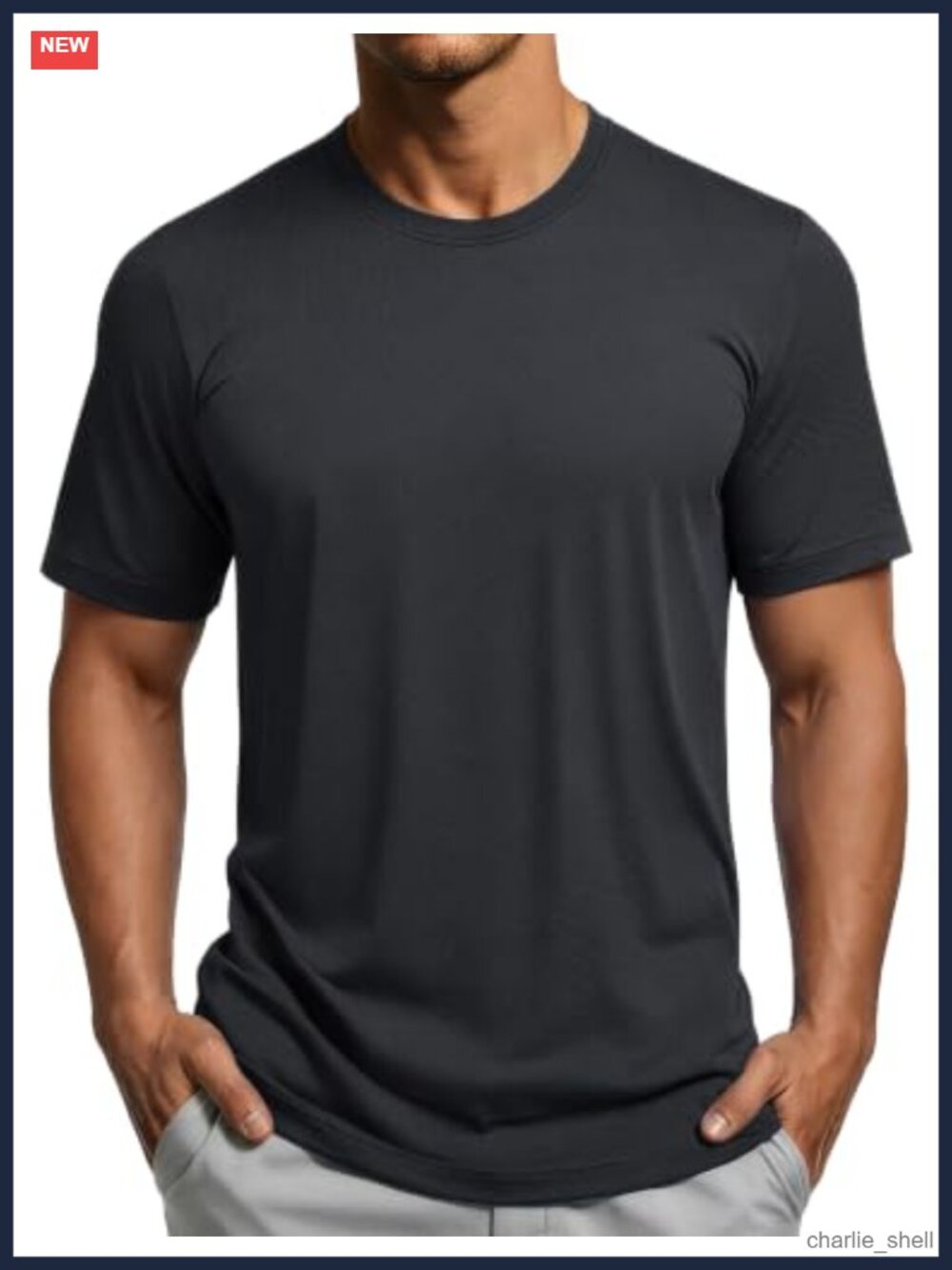 Men's Dry Fit Mesh Athletic Performance T-Shirt Short Sleeve Crew Neck